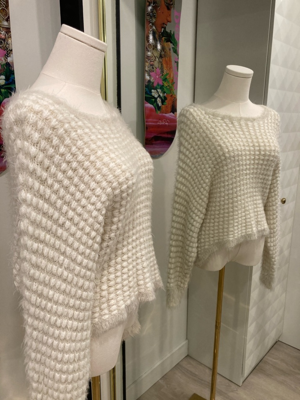 Cozy Textured Crewneck Sweater